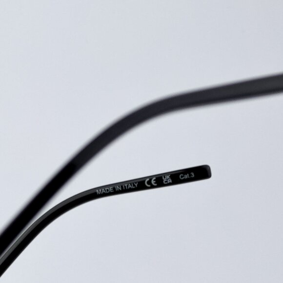 Saint Laurent Women BRAND NEW Sunglasses Black Cat Eye SL737 MICA THIN 001 - Picture 8 of 12